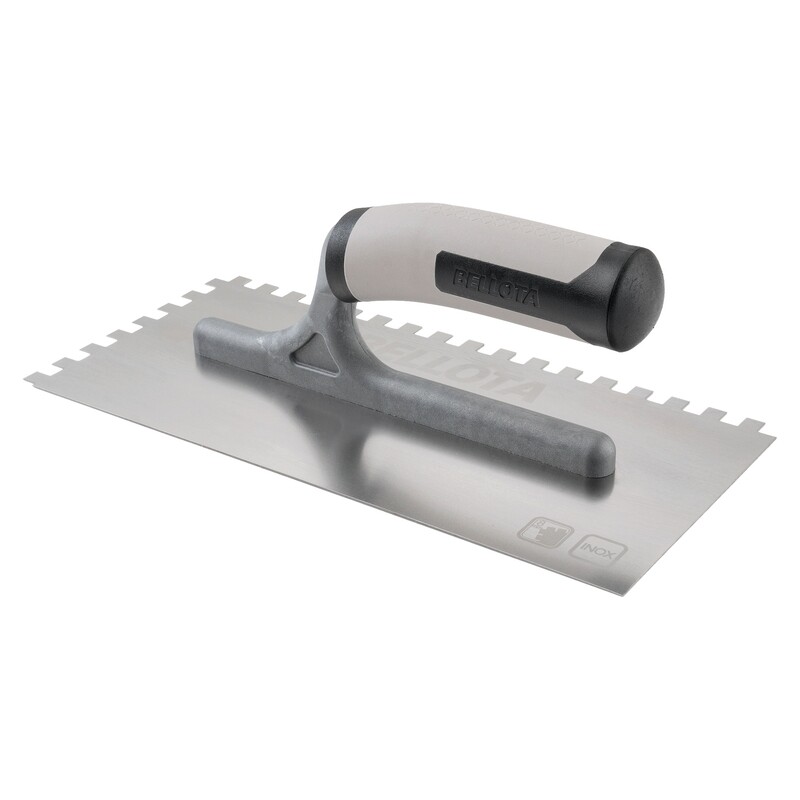 Knotched trowel