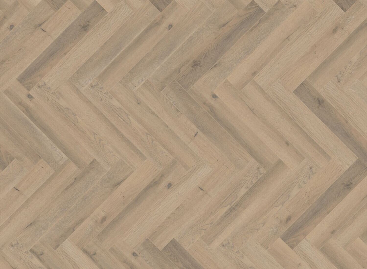 Greige Oak Herringbone