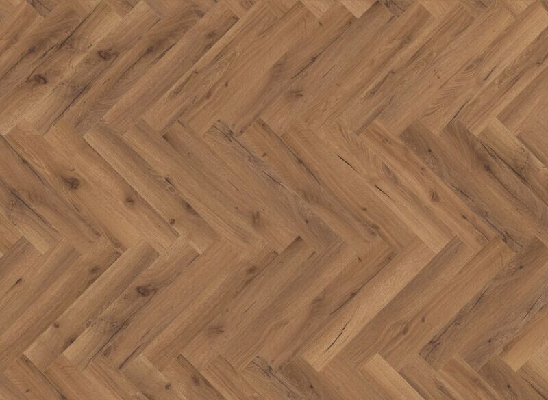 Oak Robust Fumed Herringbone