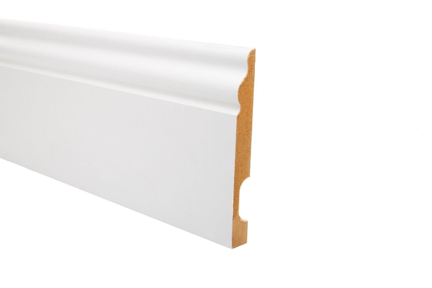 Ogee 130 Skirting, Colour: White