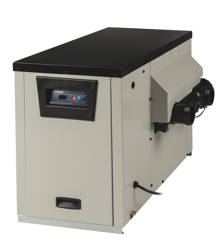 Hayward’s H-Series 135,00 BTU gas heaters for above-ground pools boast industry-leading hydraulic performance along with easy operation. Their extreme durability and environmentally friendly design ensure season after season of premium heating performance.