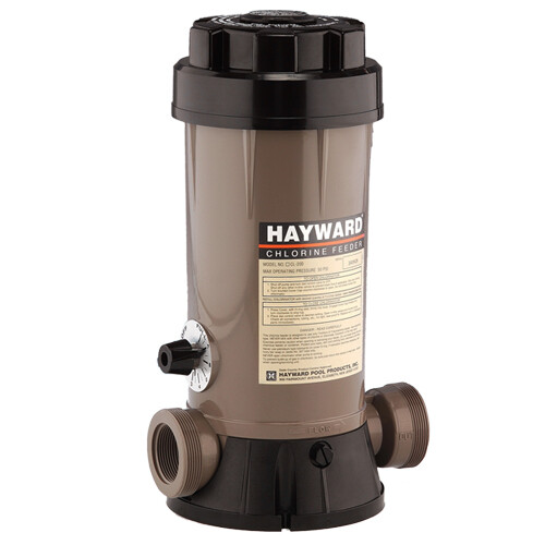 Hayward automatic chlorinators and brominators are ideal for inground applications during new pool construction or aftermarket installations. All units incorporate a durable ABS body along with a high quality Viton® seal and an ergonomically designed cover to allow for simple lid removal.