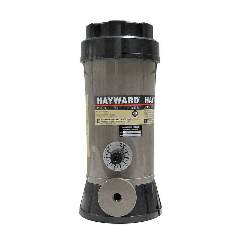 Hayward automatic chlorinators and brominators are ideal for in-ground applications during new pool construction or aftermarket installations. All units incorporate a durable ABS body along with a high quality Viton® seal and an ergonomically designed cover to allow for simple lid removal.