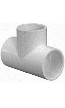 PVC 1.5" Tee (SxSxS)
