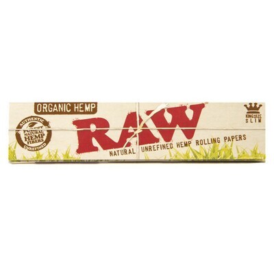 RAW King Size Papers Organic Hemp