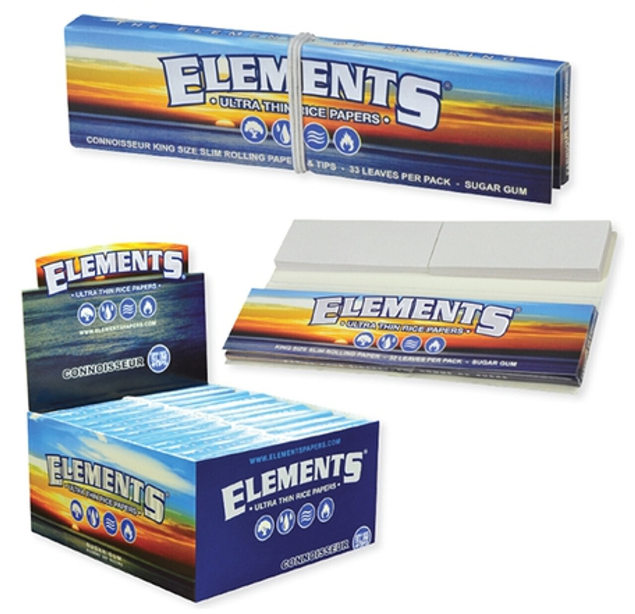 Elements Connoisseur King Size Papers