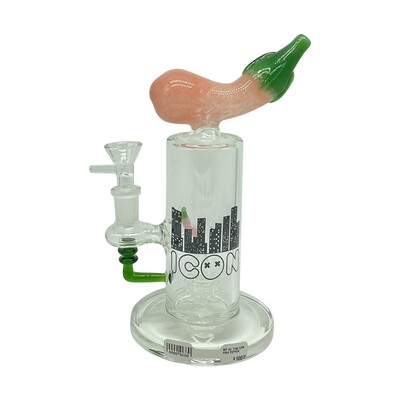 Pink Pepper/Pineapple Icon Water Pipe