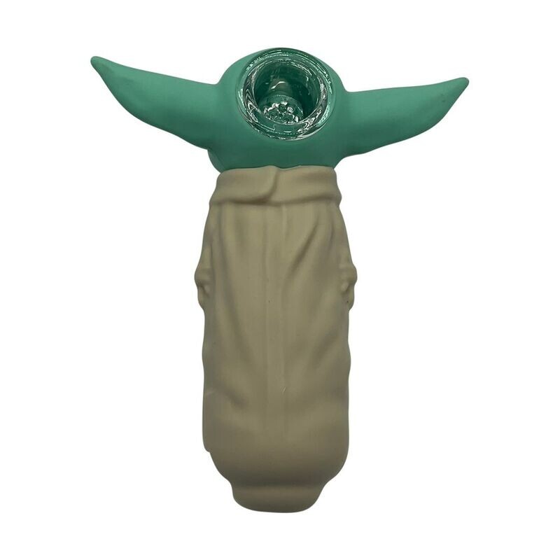 Baby Yoda Silicone Hand Pipe