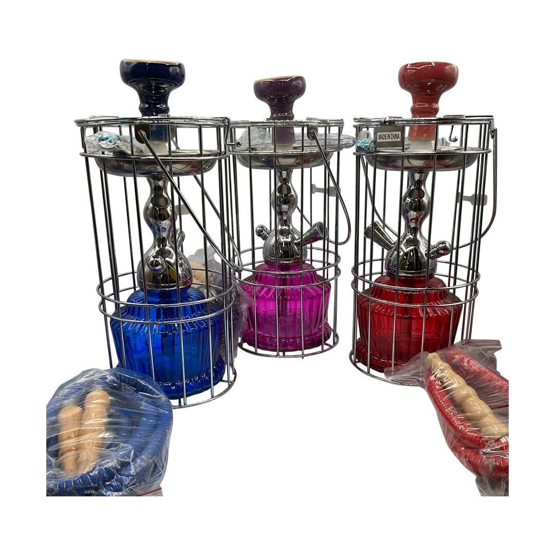 HOOKAH ALL KINGS SILVER CAGE