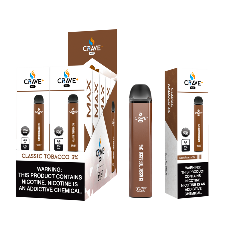 Crave 2500 Puff Classic Tobacco