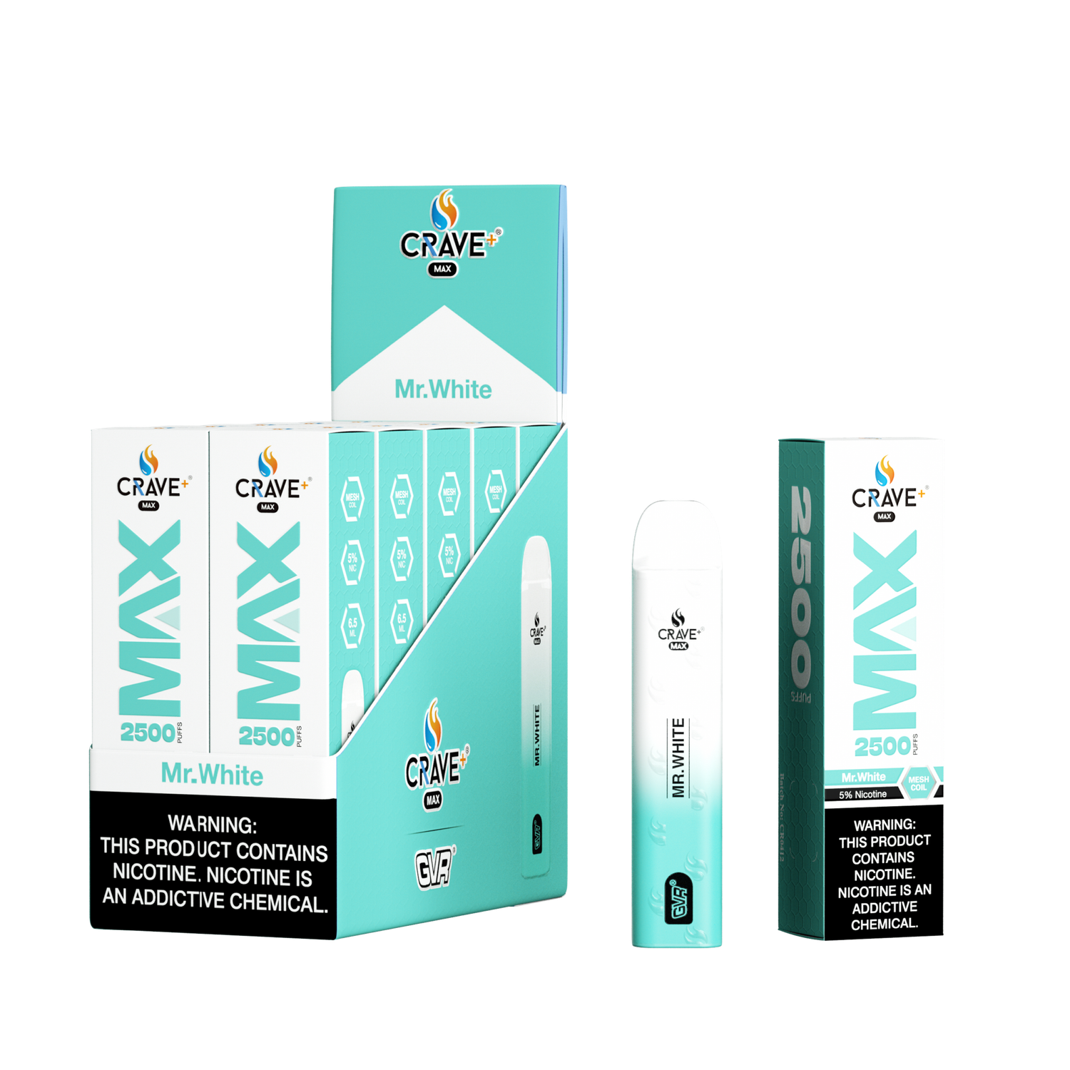 Crave Max 2500 Puffs - Mr. White