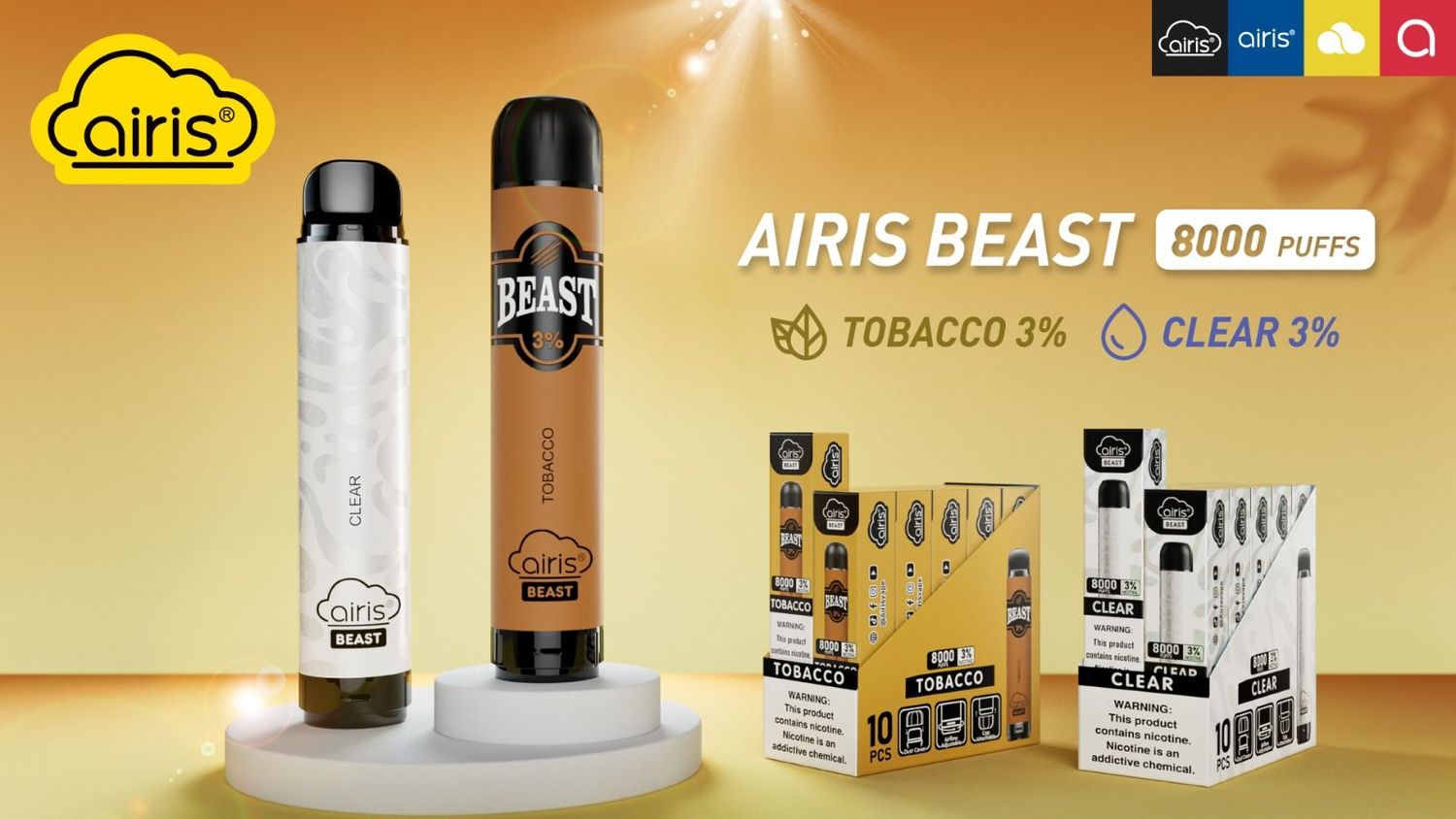Airis Beast 8000 Puffs