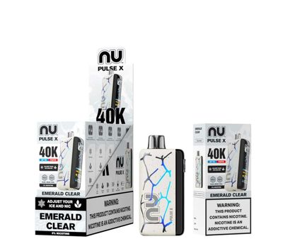 NU PULSE X 40,000 PUFFS EMERLAND CLEAR 5%