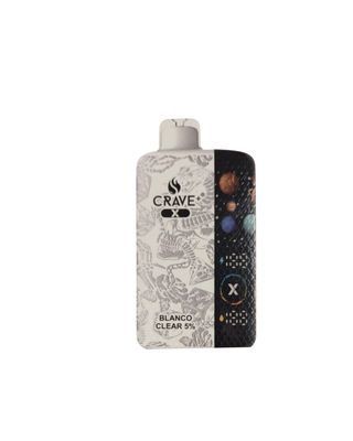 CRAVE X MILLYZ 40,000 PUFFS BLANCO CLEAR 5% CRAVE X MILLYZ 40,000 PUFFS BLANCO CLEAR 5%