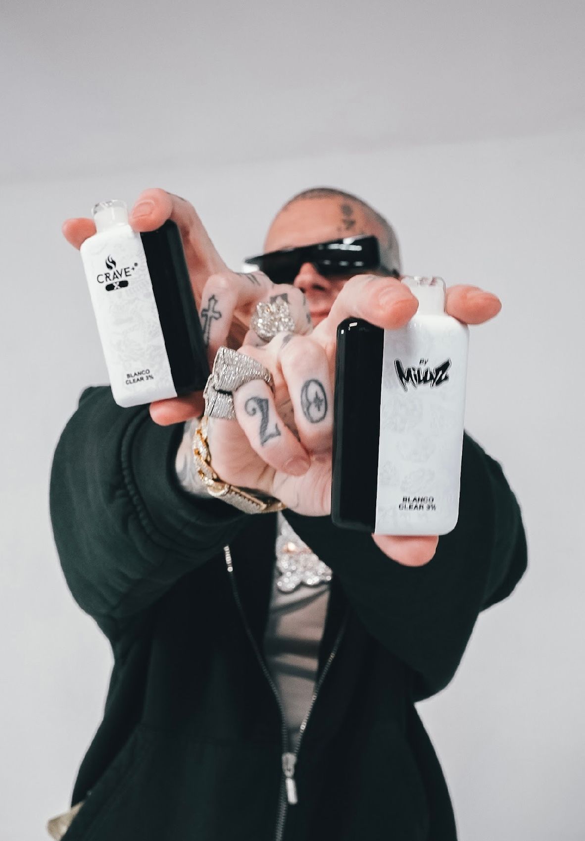 CRAVE X MILLYZ 40,000 PUFFS BLANCO CLEAR 5%