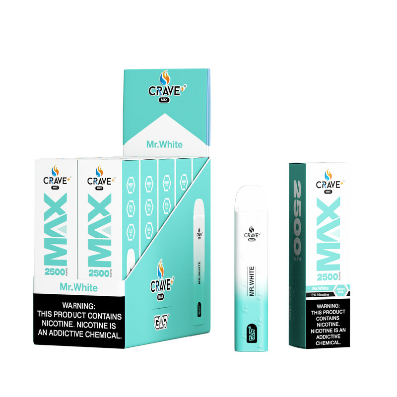 Crave Max 2500 Puffs - Mr. White
