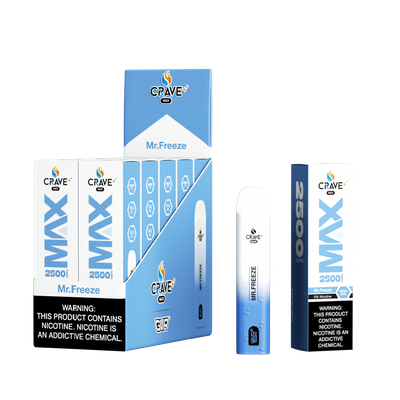 Crave Max 2500 Puffs - Mr. Freeze Crave Max 2500 Puffs - Mr. Freeze