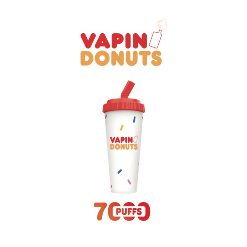Vapin' Donuts 7000 Puffs Clear 5%