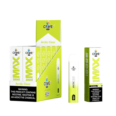 Crave Max Mesh Coil 2500 Puffs - Arctic Clear