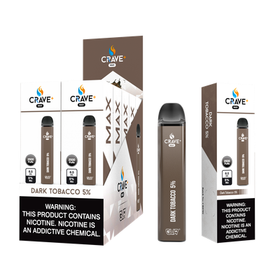 Crave 2500 Puff Dark Tobacco Crave 2500 Puff Dark Tobacco