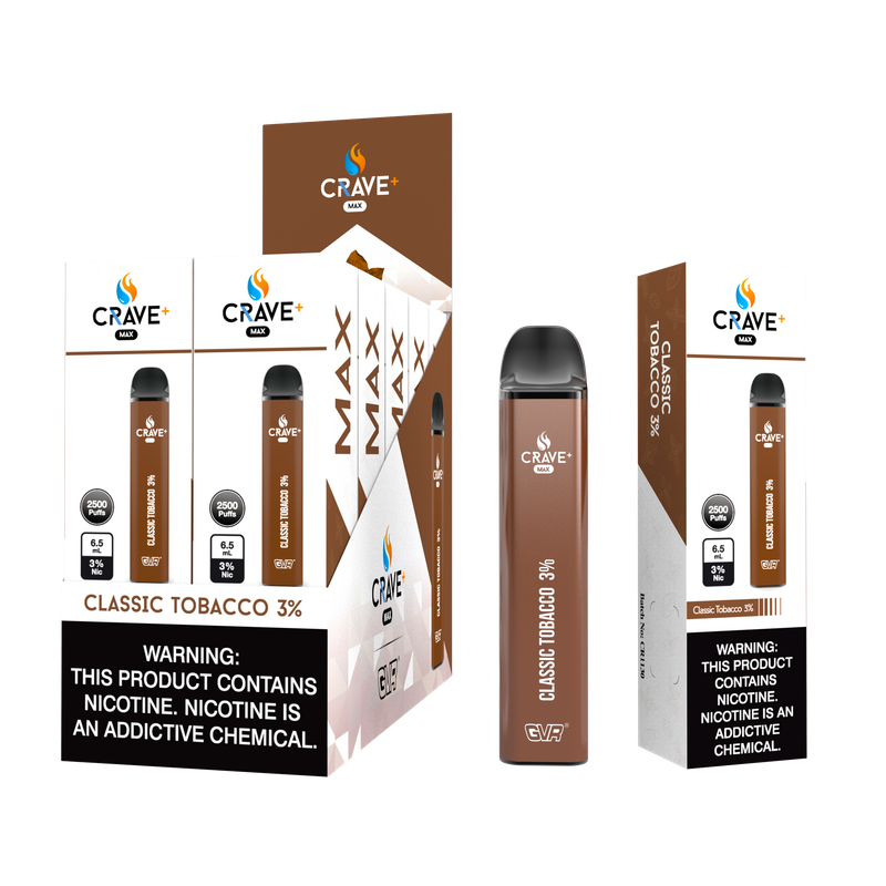 Crave 2500 Puff Classic Tobacco