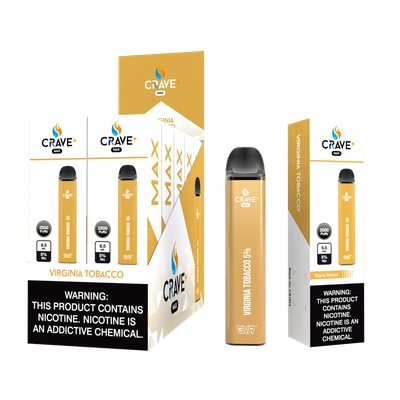 Crave 2500 Puff Virginia Tobacco Crave 2500 Puff Virginia Tobacco
