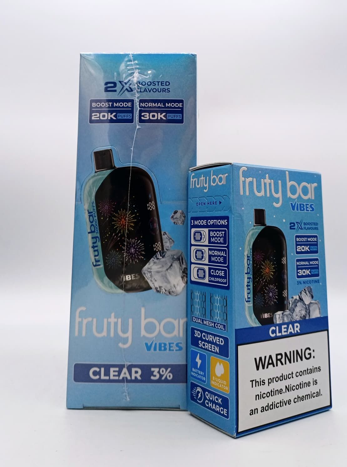 FRUTY BAR VIBES - CLEAR 3% - 30K