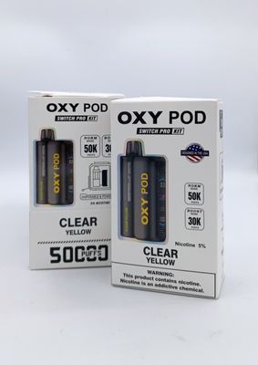 OXY POD Switch Pro Kit - 50K Puffs - CLEAR YELLOW 5 % OXY POD Switch Pro Kit - 50K Puffs - CLEAR YELLOW 5 %