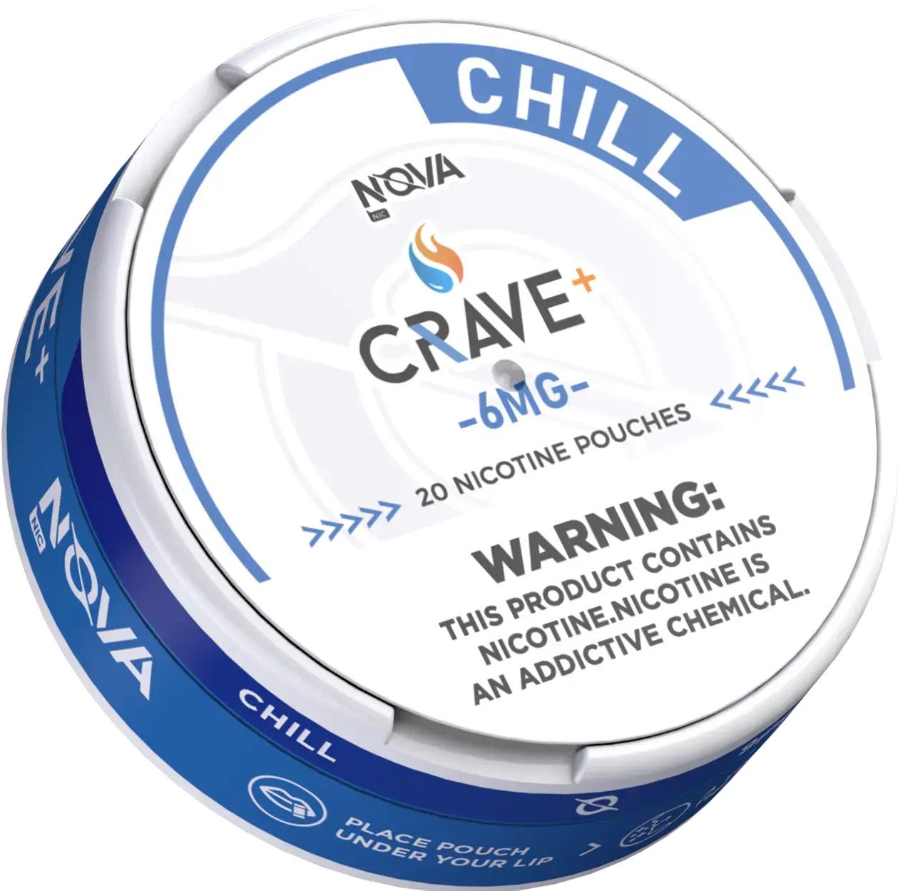 CRAVE CHILL NOVA POUCHES - NICOTINE POUCHES CRAVE CHILL NOVA POUCHES - NICOTINE POUCHES