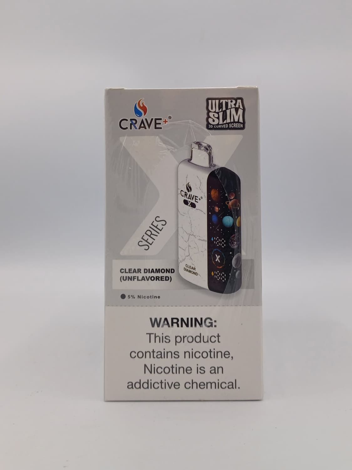CRAVE X - CLEAR DIAMOND (UNFLAVORED) CRAVE X - CLEAR DIAMOND (UNFLAVORED)