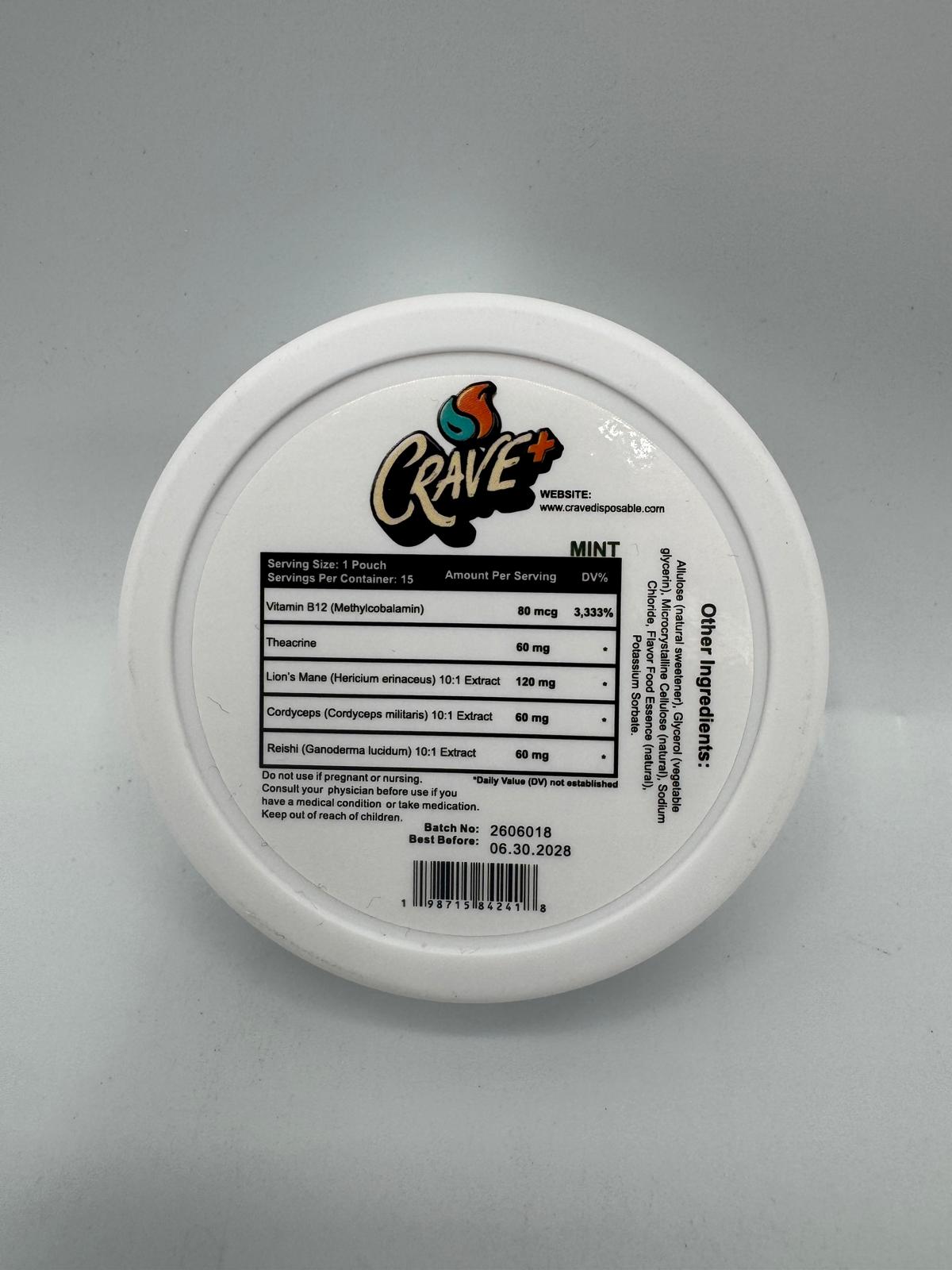 Crave Plus Mushroom Blend 600 mg