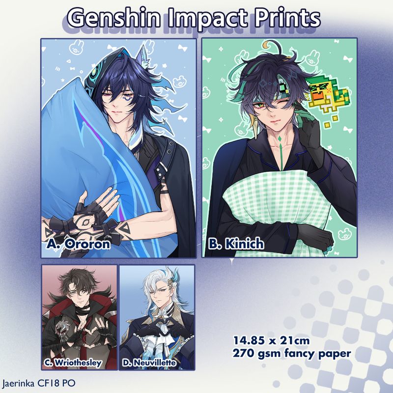 Genshin Impact Artprints