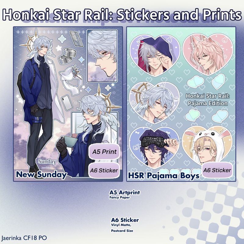 Honkai: Star Rail Sticker and Print