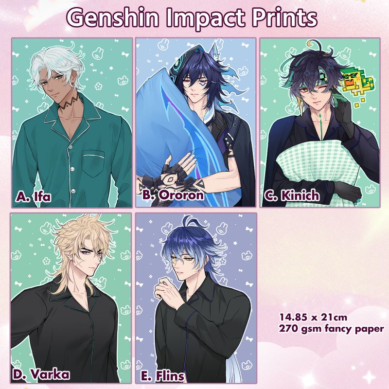 Genshin Impact Artprints