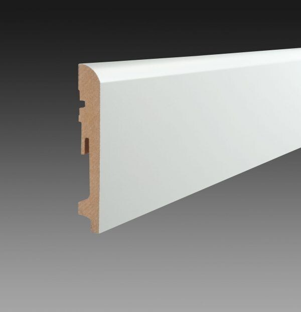 Hoge plinten Wit MDF 120 X 18mm per 240cm Lengte