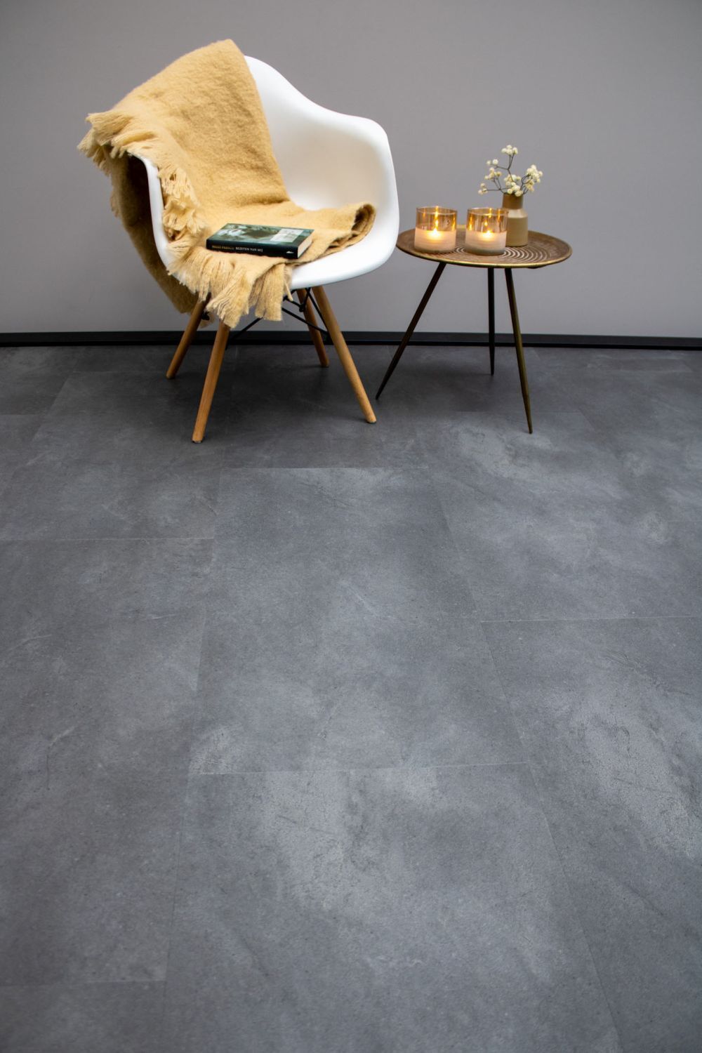 LC - Floors PVC STONE KLIK 0,55mm Tegelook GRANIET