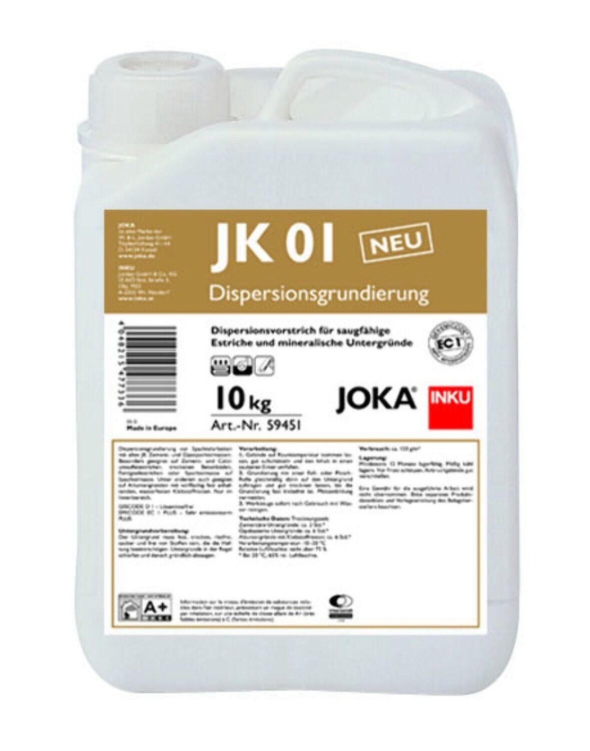 JOKA JK01 Dispersie Grondering  can  10 Kg