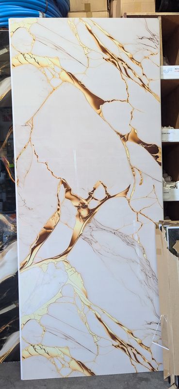 UPVC Decorative Golden Marble 1000x2400x10mm Panel