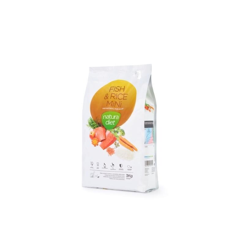 NATURA DIET FISH &amp; RICE MINI 500 Gr