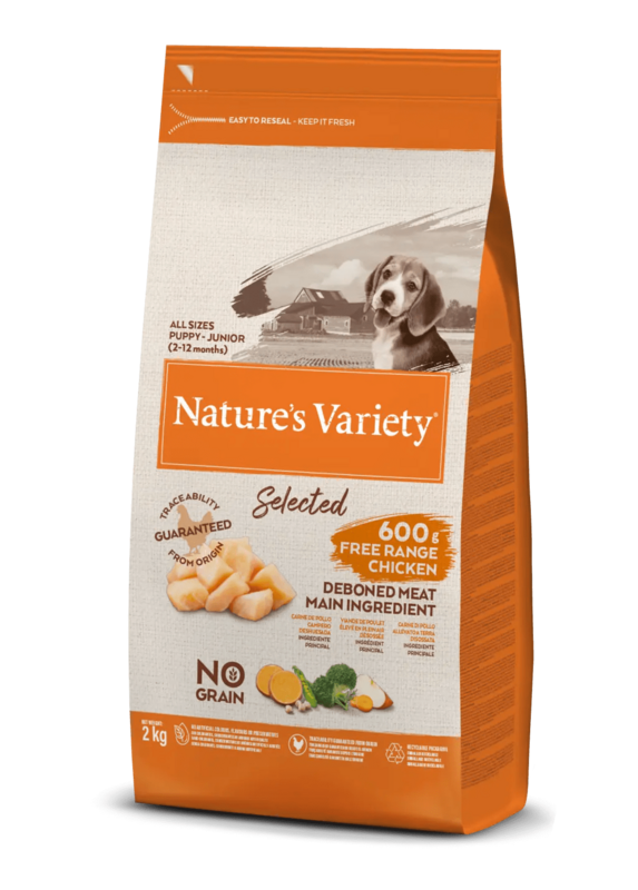 NATURE´S VARIETY SELECTED PUPPY POLLO CAMPERO 2Kg