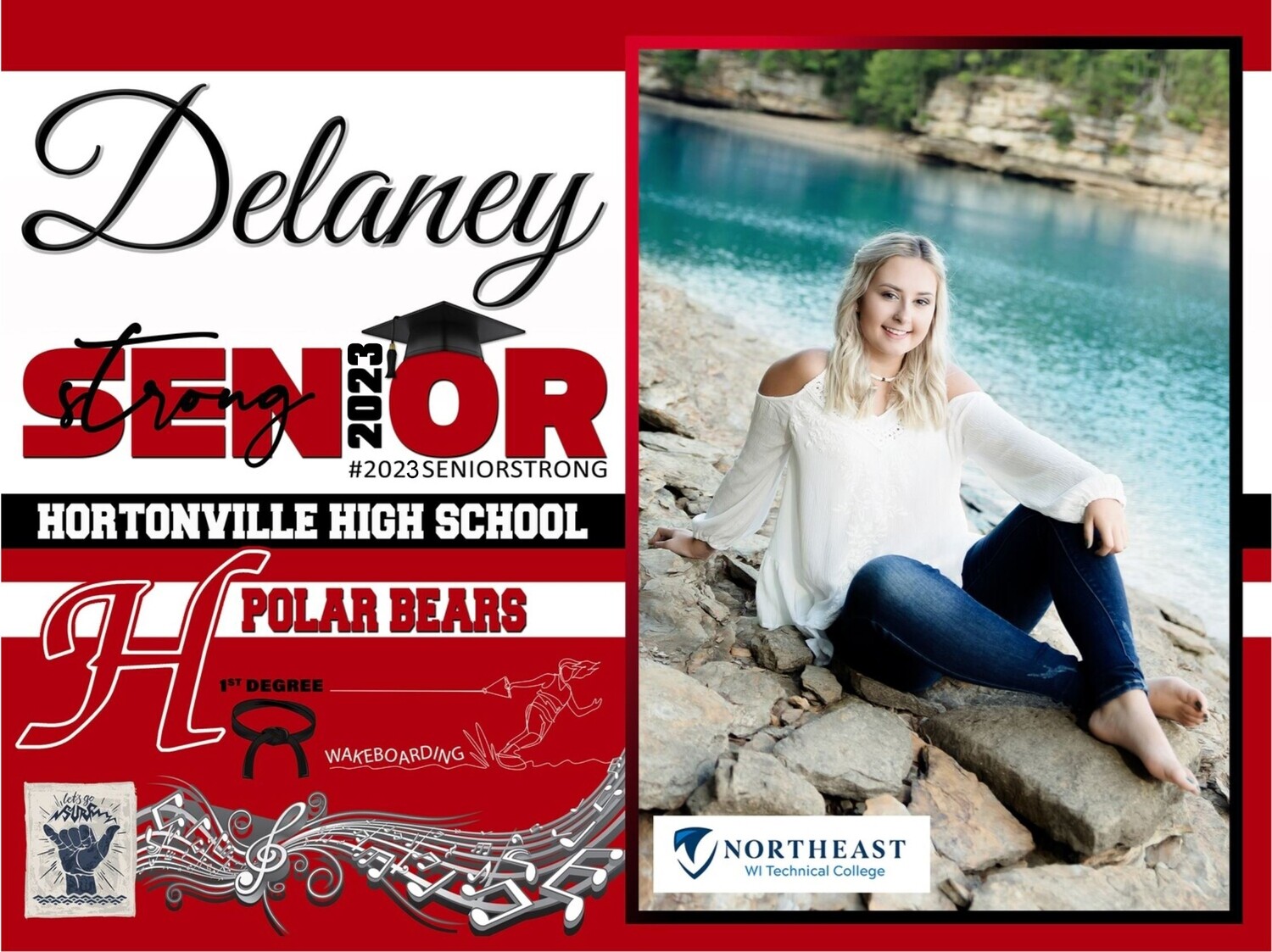 Traditional Graduation Yard Signs - LOCAL PICKUP ONLY