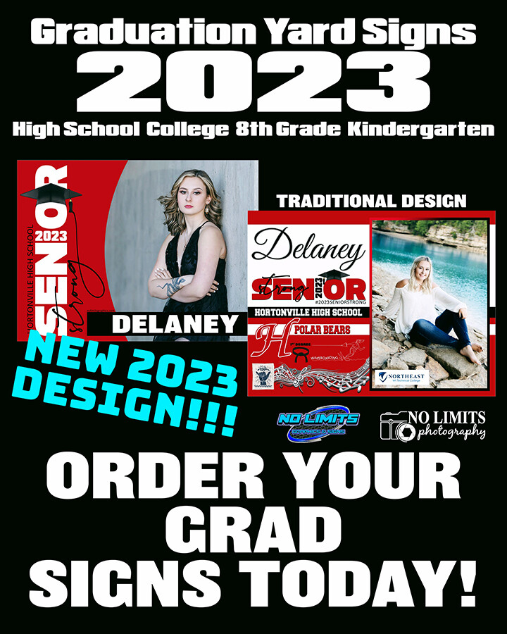 Traditional Graduation Yard Signs - LOCAL PICKUP ONLY