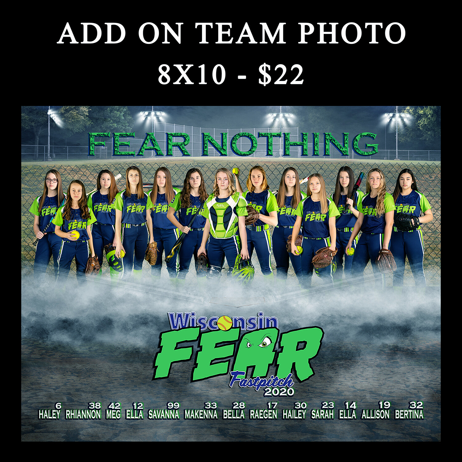 SB PACK #6 - NEW - 8X10 Teammate Pack