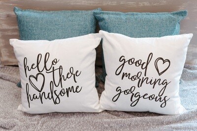 Handsome & Beautiful Pillow Cover Set