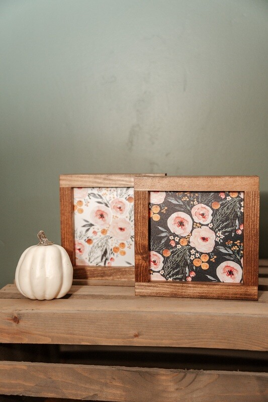 Floral Wall Decor Sign
