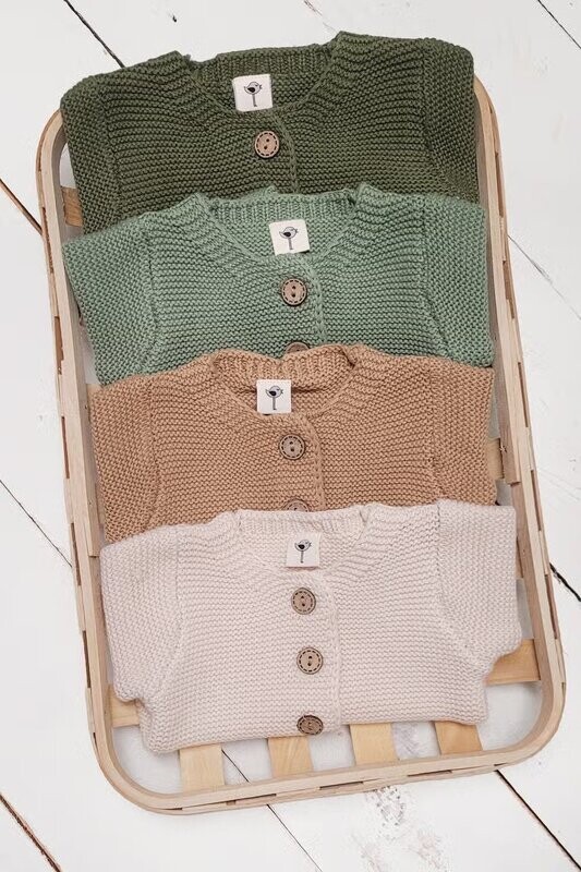 Fall Baby Button Up Sweater
