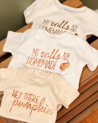 Baby Printed Fall Onesies