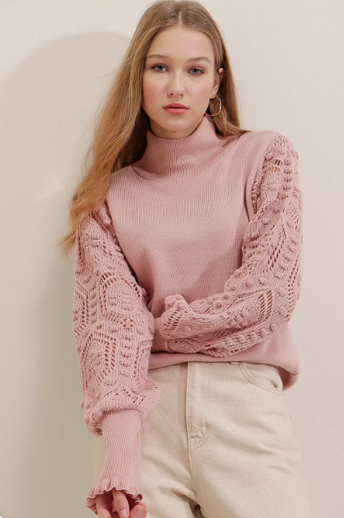 Lace Detail Sweater
