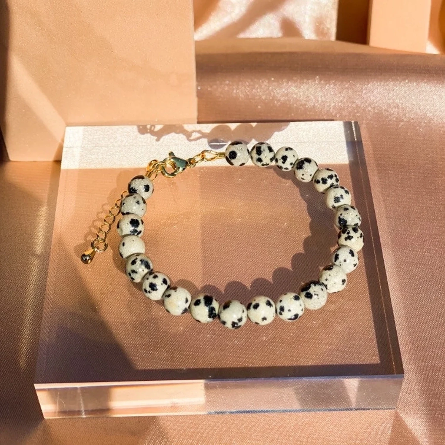 Dalmatian Jasper Bracelet