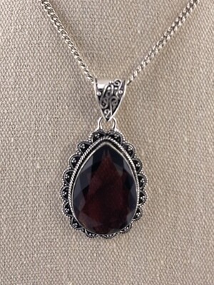 Vintage Purple Amethyst with Sterling Silver